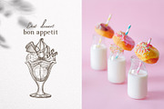 Dessert Food Illustrations, a Food Illustration by BarcelonaShop (Thumbnail 4 of 4)