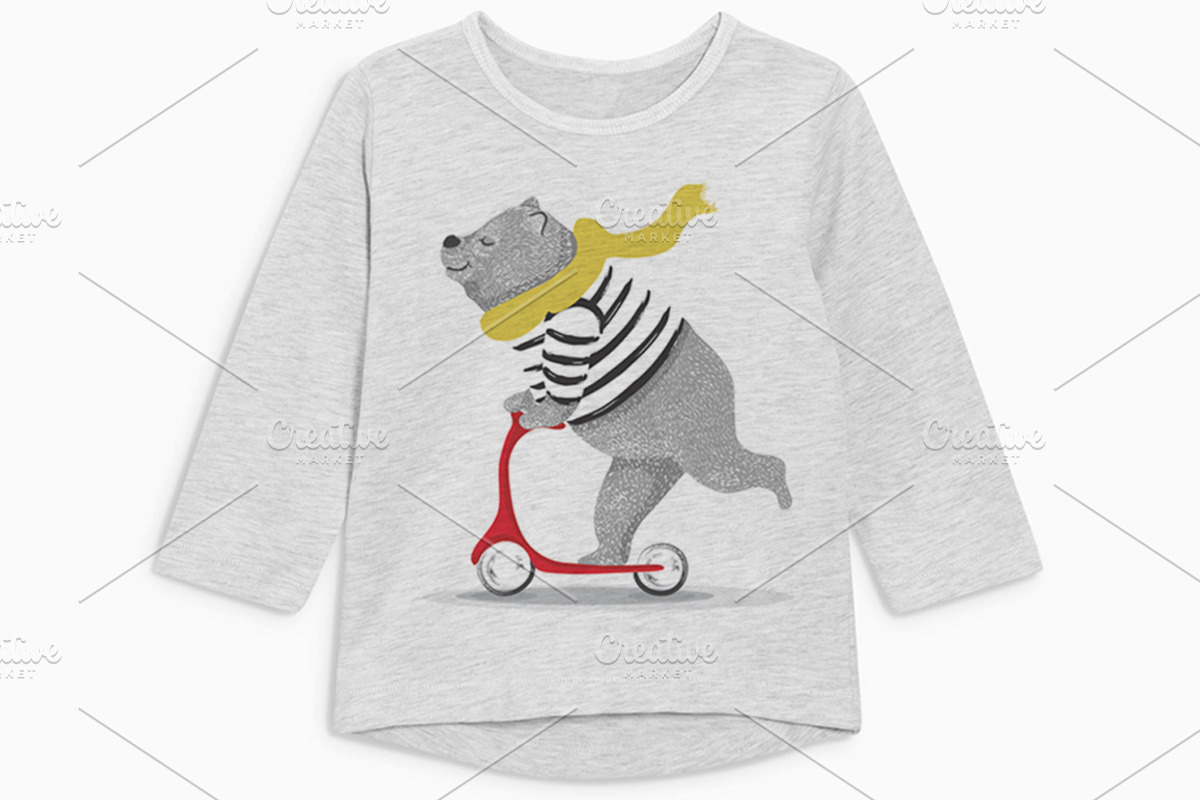 cute bear-cartoon bear-bear vector, an Animal Illustration by StudioLondon (Photo 2 of 2)