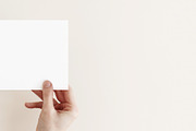 Minimalist Blank Card Mockup #2, a Mockup by HALFTOUNE (Thumbnail 4 of 6)
