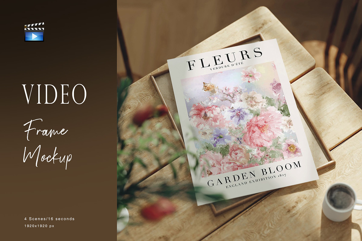 Animated Flat lay Mockup Video, an Advertising Mockup by YimuMockupStore (Photo 3 of 9)