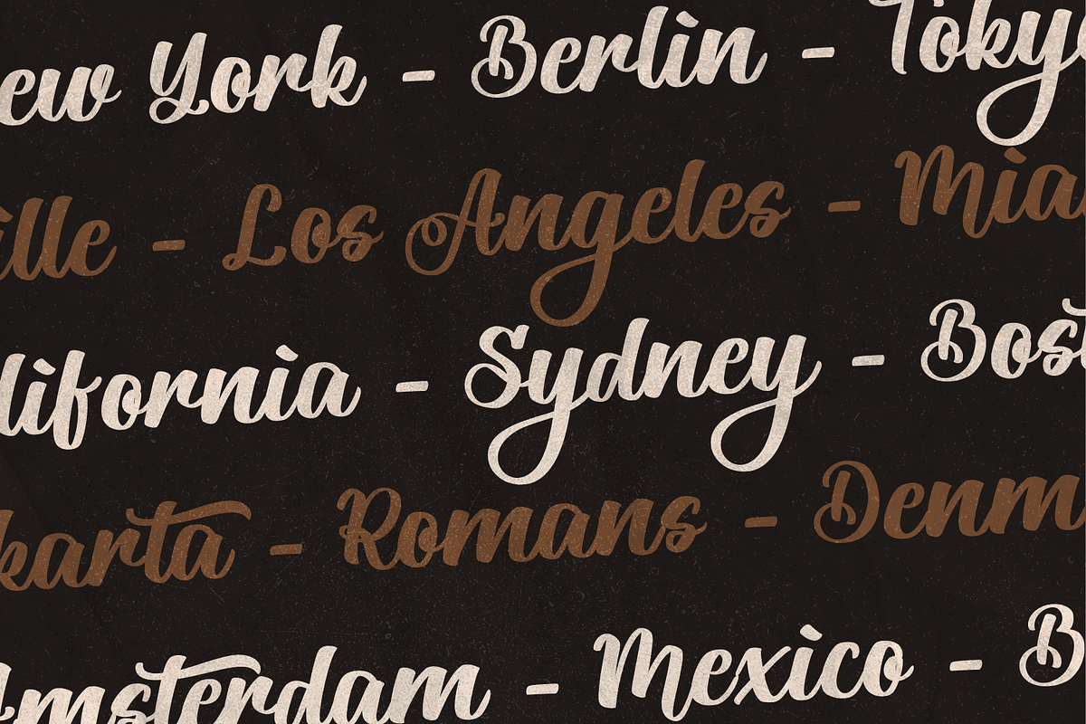 Amsterdam, a Handwritten Font by Mozatype (Photo 4 of 10)