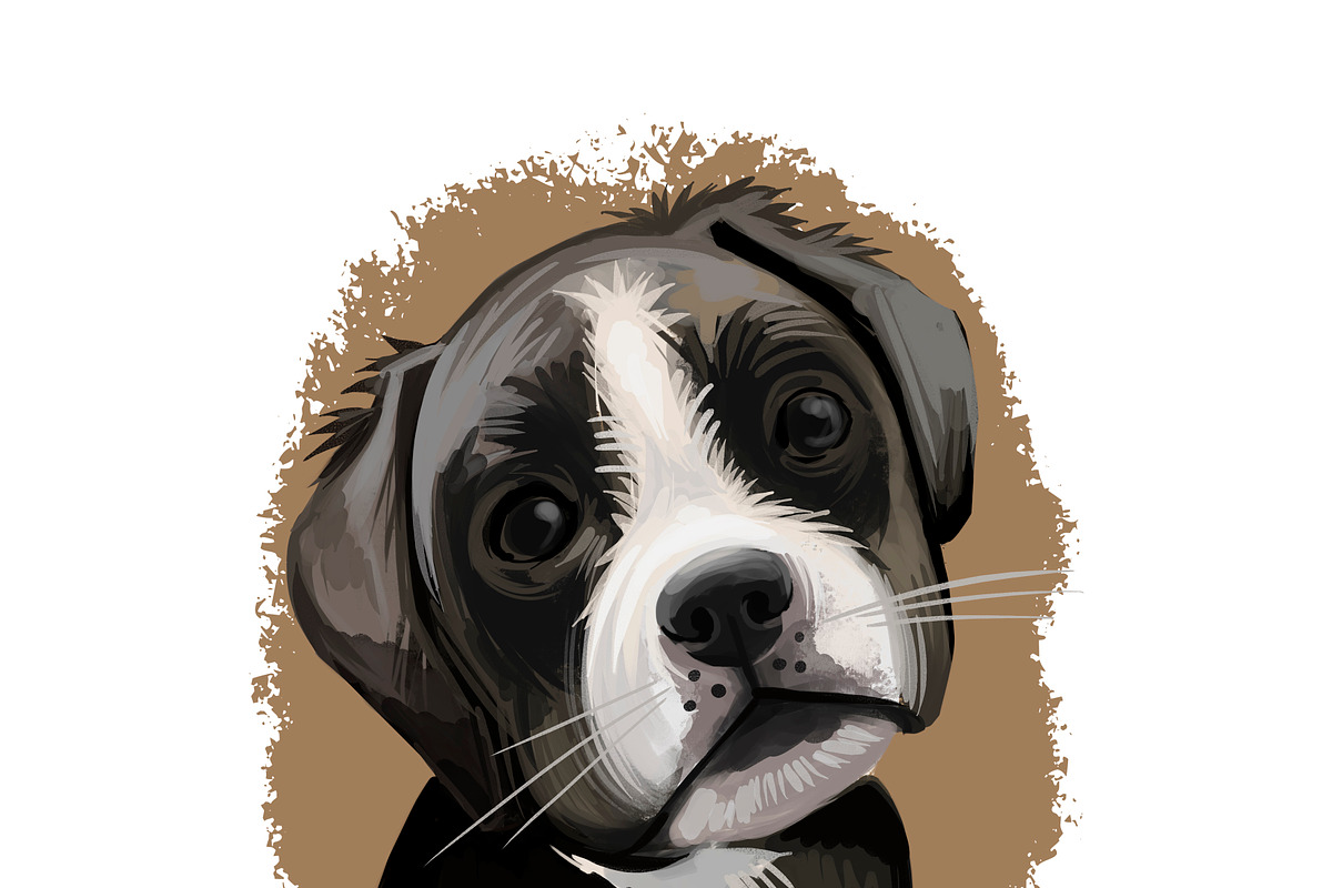 Puppies Dog Breeds Vol. 1; 1 to 30, an Animal Illustration by Dneprstock (Photo 5 of 8)
