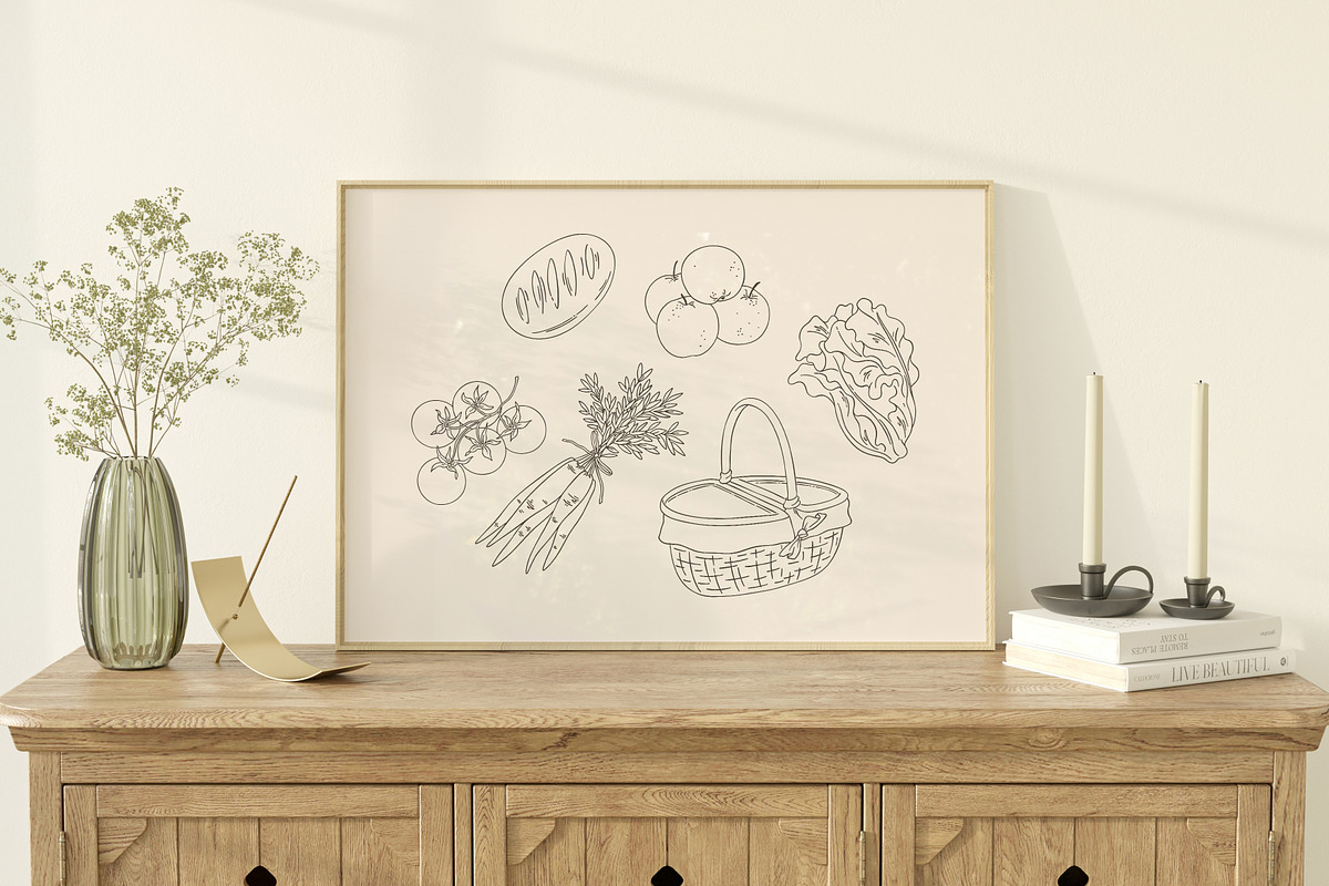 Farmer's Market Vector Illustrations, a Decorative Illustration by Emma Webb Studio (Photo 6 of 8)