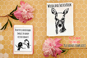 18 Woodland Animal Sketches Vectors, an Animal Illustration by Violet LeBeaux (Thumbnail 2 of 4)