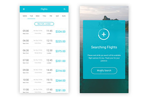 Travel & Flight Booking Sketch App