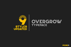 Overgrow Typeface