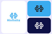 Hinfinite-Letter H Logo Template, a Branding & Logo Template by Graplick (Thumbnail 1 of 2)
