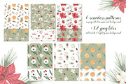 Scandinavian Winter Christmas Floral, a Decorative Illustration by Catch the Dream Art (Thumbnail 10 of 17)