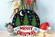 Merry Christmas Door Hanger LaserCut, a Decorative Illustration by OTVEY DESIGN (Thumbnail 13 of 13)