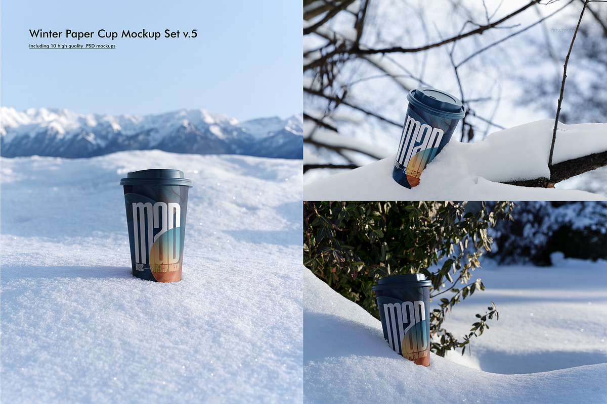 Paper Cup Mockup Bundle, a Cups & Container Mockup by creatsy5 (Photo 33 of 36)