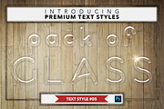 Glass #1 - 16 Text Styles, a Layer Style Add-On by Jonas Stensgaard (Thumbnail 6 of 19)