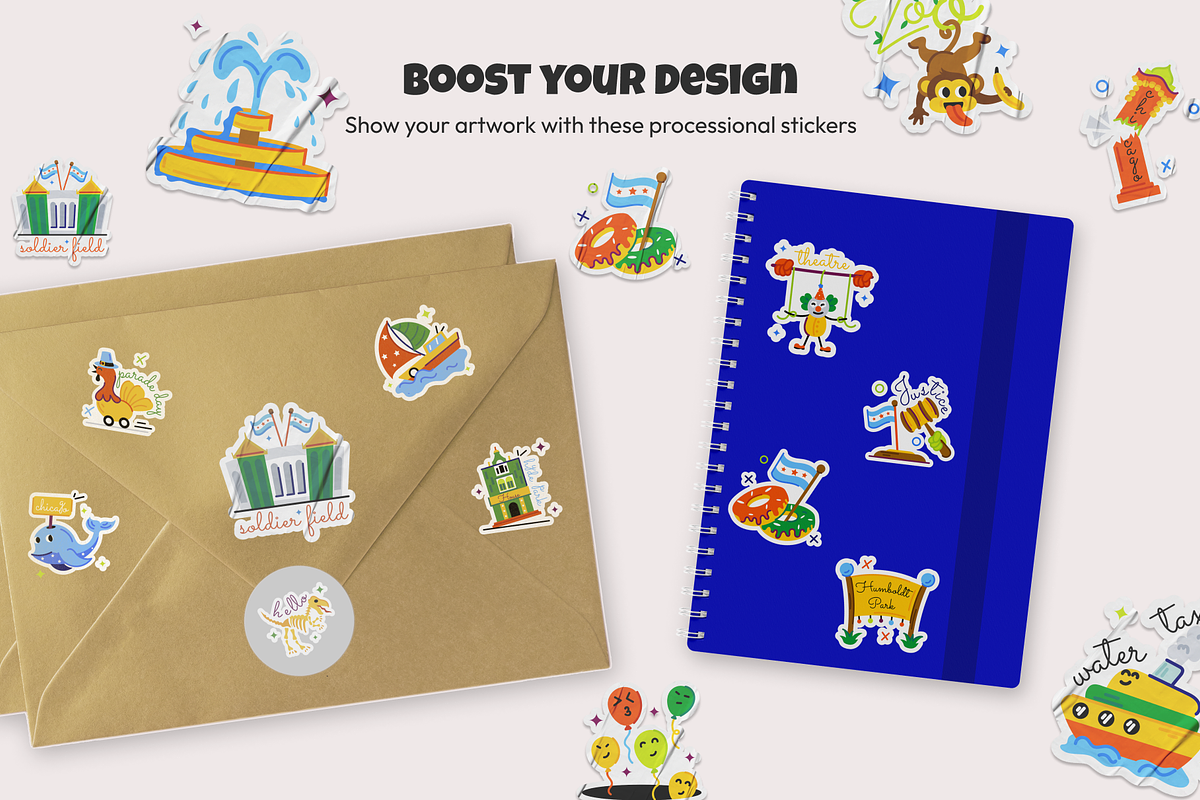 Animated Chicago Stickers, an Emoji Icon by Prosymbols (Photo 5 of 13)