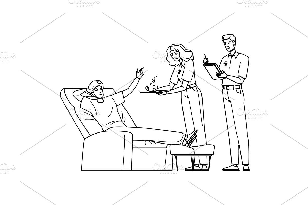 user customer centricity vector, a Person Illustration by pikepicture