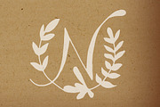 Botanical Monograms (solids) Vectors, an Illustration by MyNatureGraphics (Thumbnail 1 of 3)