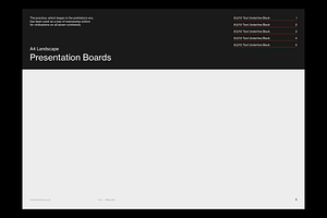 A4 Presentation Grid System