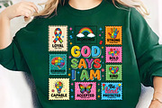 God Says I Am PNG, Autism Awareness, an Illustration by CreationArt (Thumbnail 3 of 9)