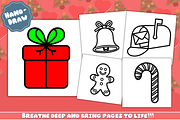 70 Cutie Festive Coloring Pages, a Decorative Illustration by FunFact (Thumbnail 3 of 4)