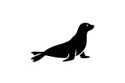Graceful Sea Lion Silhouette, a Graphic by musafir_fashion (Thumbnail 4 of 10)
