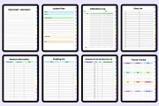 Digital 2025 Teacher Planner Rainbow, a Stationery Template by Mustafiz (Thumbnail 6 of 8)