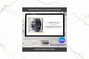 Funeral Slideshow Canva FS002, a Presentation Template by TyphoonStudio