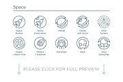 Circularity - Circle Line Icons, an Outline Icon by ARTE MIGUEL (Thumbnail 2 of 5)