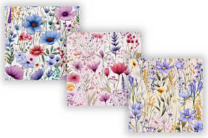 Wildflower Seamless Floral Pattern