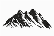 Mountain Tree Silhouette Bundle, an Object Graphic by balal (Thumbnail 10 of 11)