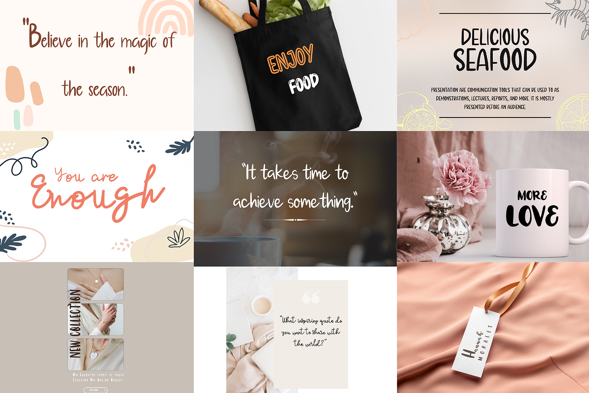 Hanwriting Bundle fonts, a Handwritten Font by nongnuchpolyiam1 (Photo 2 of 5)