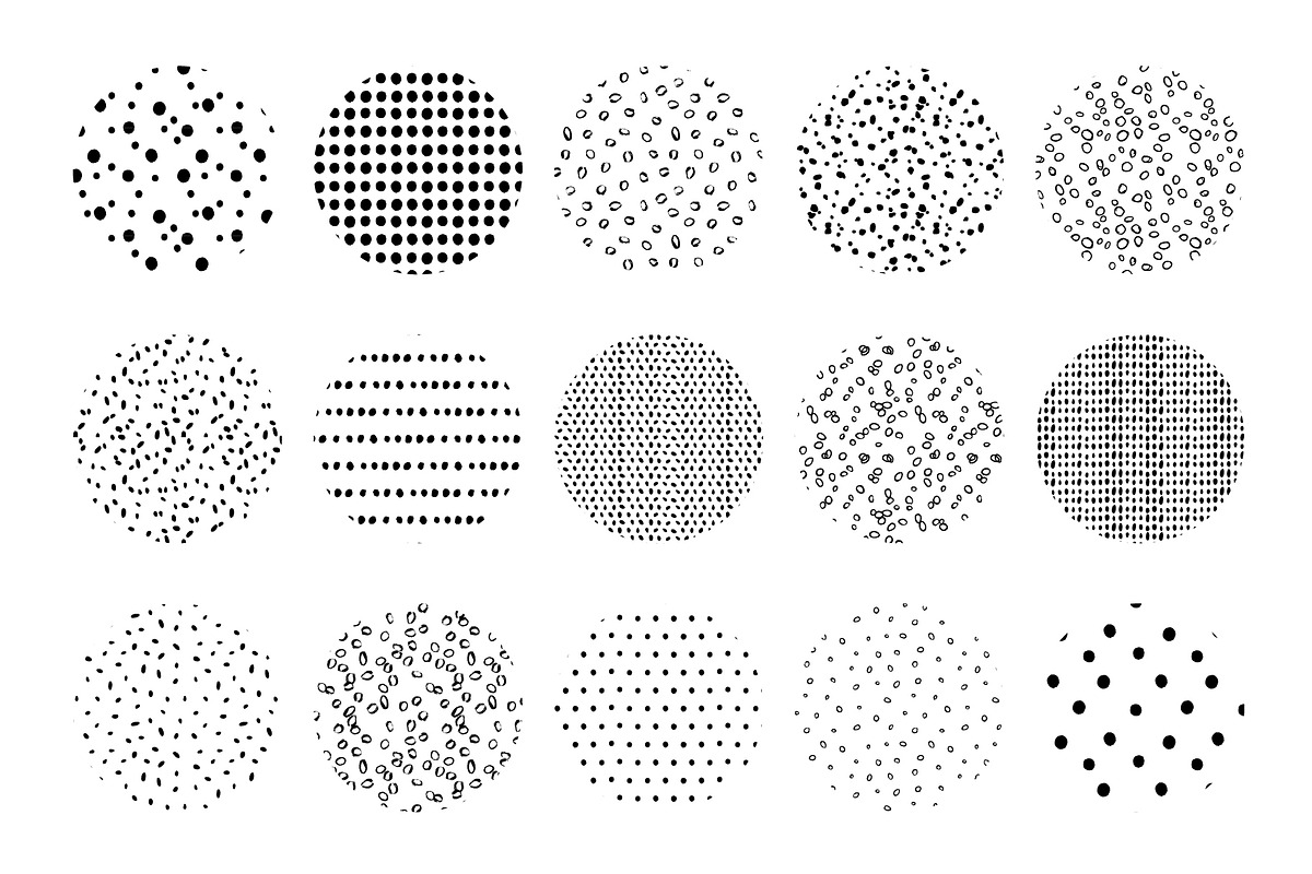 Vector Dot & Spot Patterns & Papers, a Pattern Graphic by Heartmade by ...