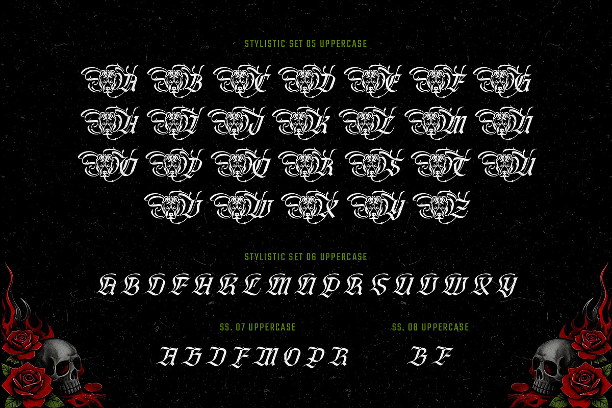 Syndicate Shadow, a Blackletter Font by alit design (Photo 10 of 20)