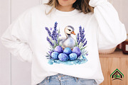 Watercolor Purple Easter Clipart, an Illustration by Craft Nest (Thumbnail 9 of 9)