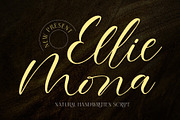 Ellie Mona | Handwritten Script, a Script Font by StoricType (Thumbnail 1 of 14)