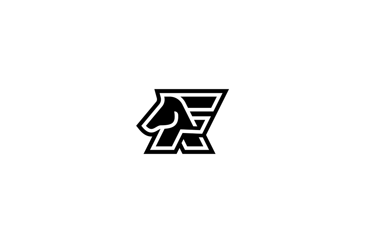 Minimalist Letter F Horse Logo, a Branding & Logo Template by Luxury Logos (Photo 3 of 4)