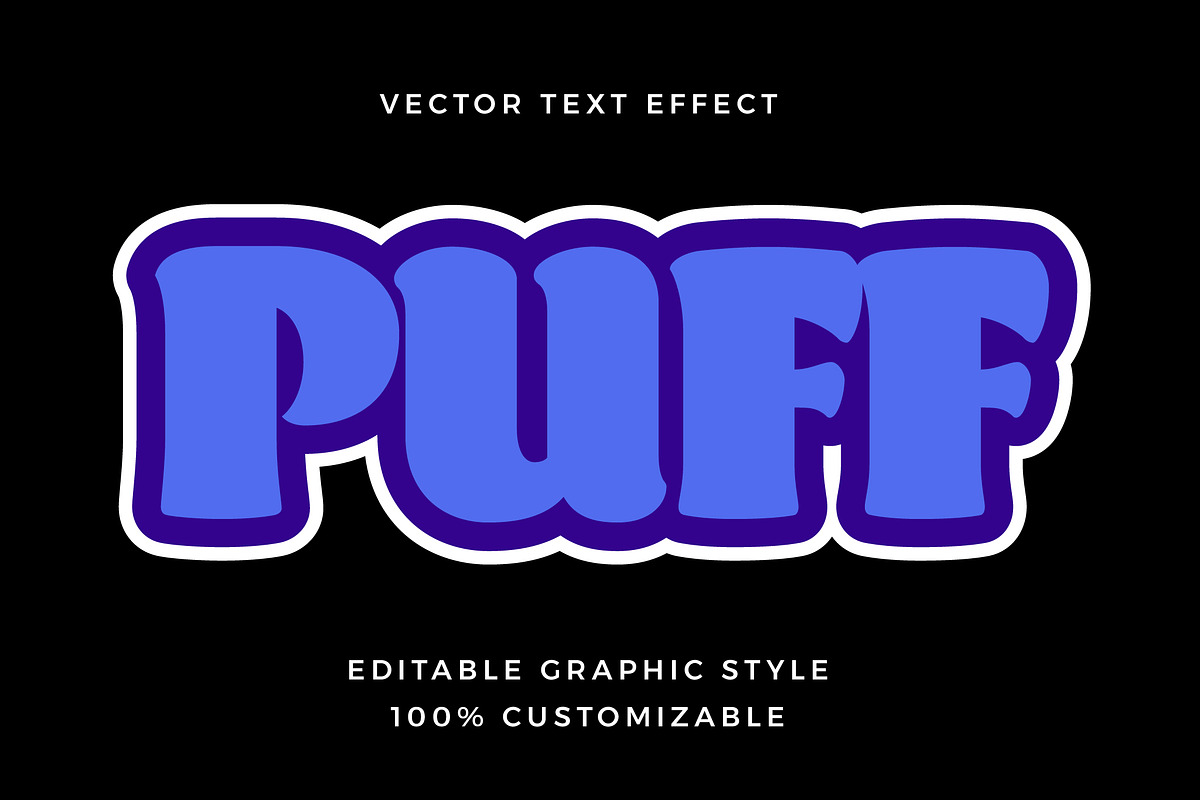 Bubble Outline Text Effect