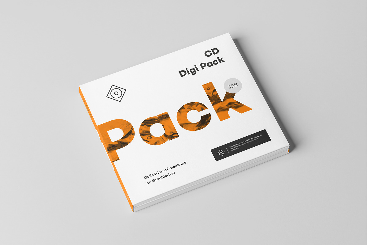 CD Digi Pack Mock-up 8, a Packaging Mockup by Yogurt86 (Photo 6 of 10)