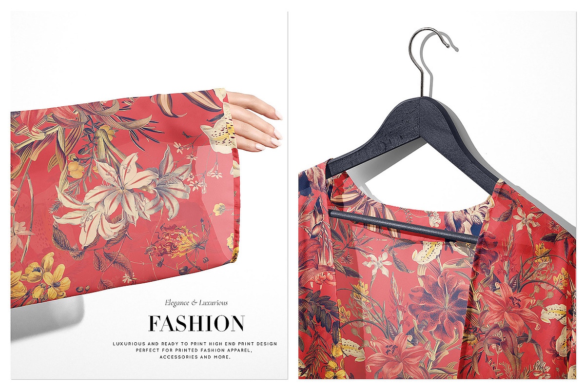 Orpheus Vintage Archive Lily Prints, a Pattern Graphic by TSTUDIO (Photo 10 of 10)