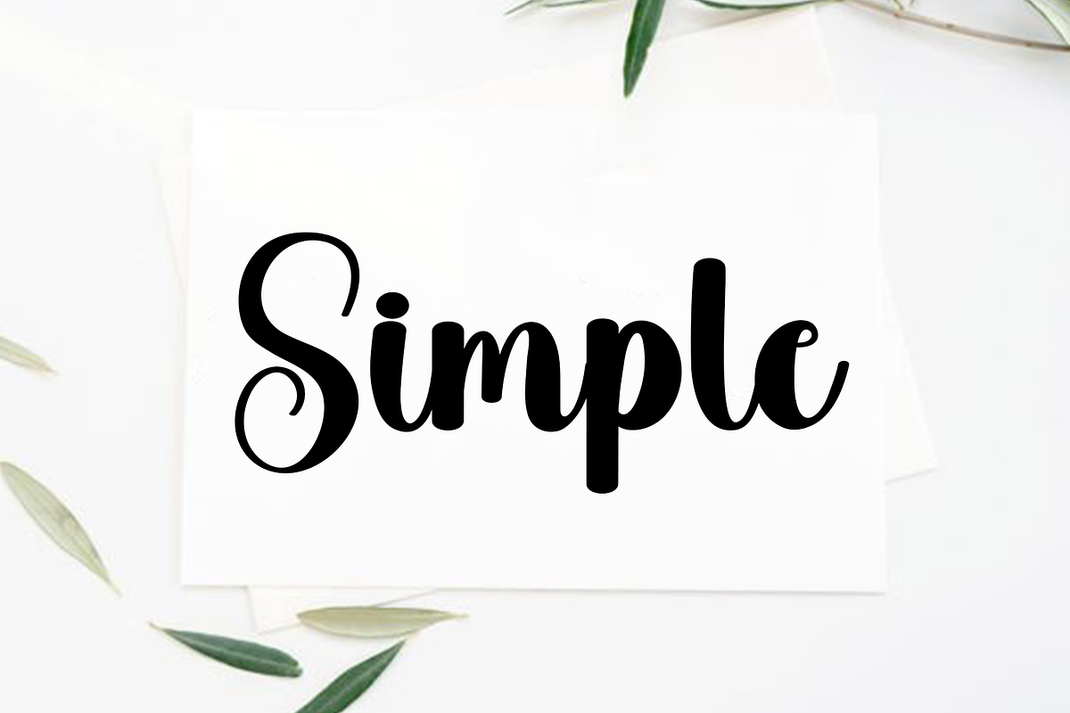 Simple Handsmooth, a Handwritten Font by InermediaSTUDIO (Photo 5 of 8)
