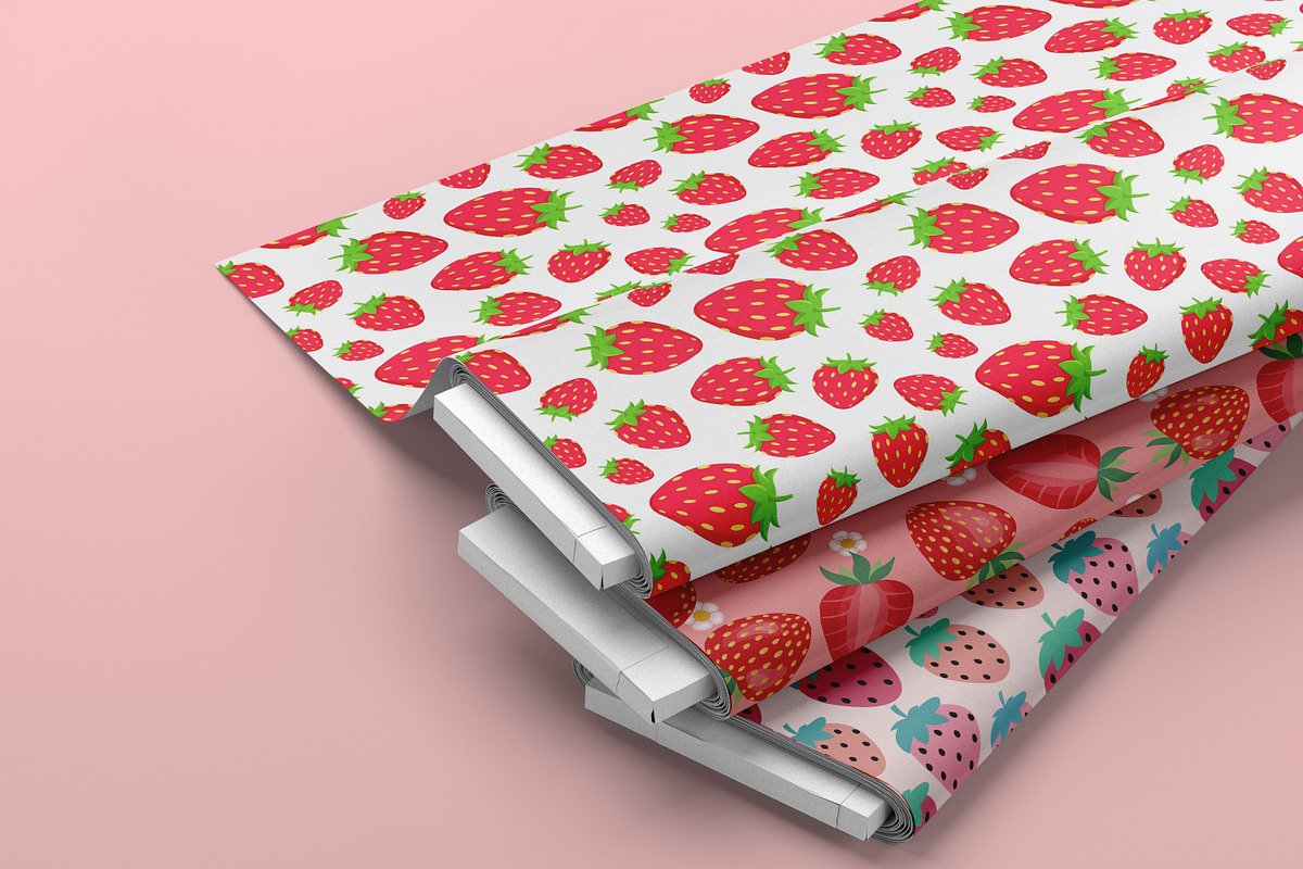 Strawberry Seamless Pattern, a Pattern Graphic by Digital Studio (Photo 4 of 4)