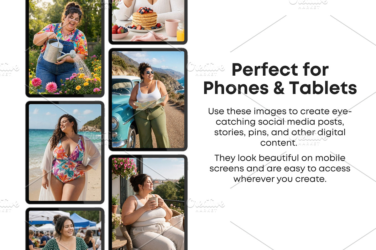 Plus Size Women Stock Photos, a Person Photo by Selenique Studio (Photo 5 of 12)