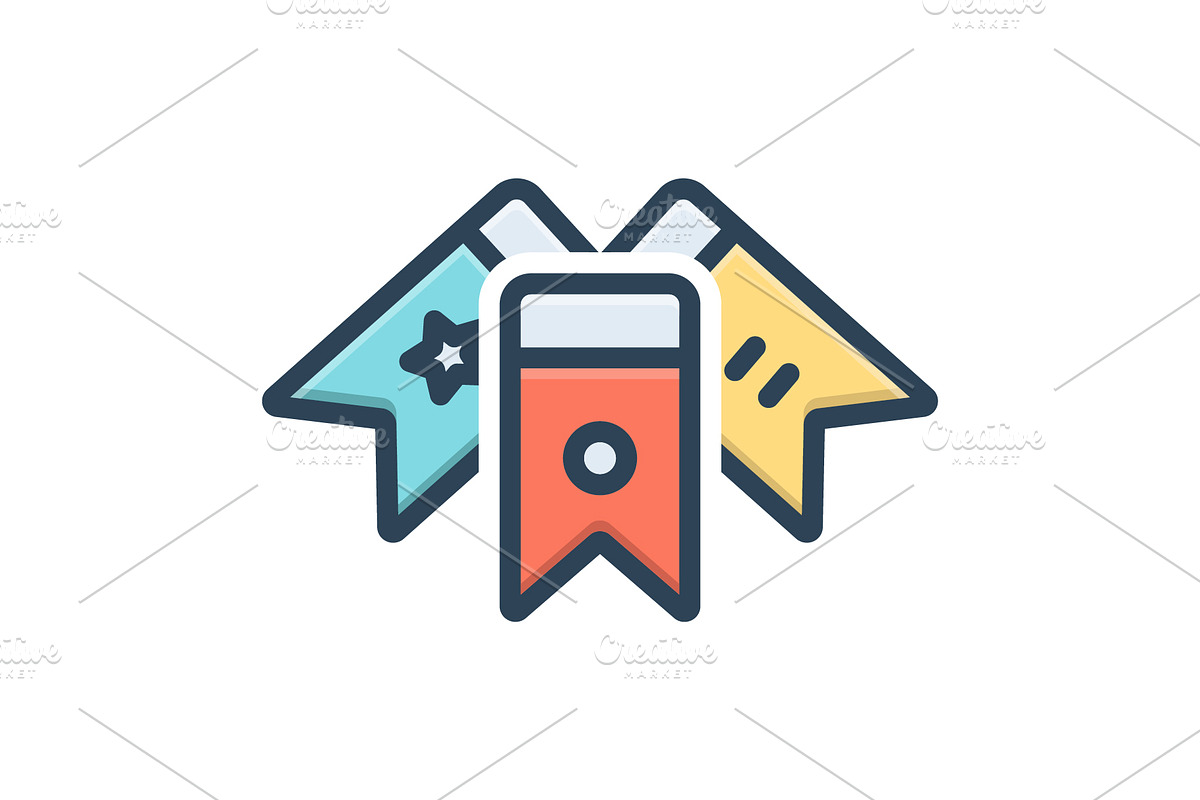 Bookmarks tag color icon, a Duotone Icon by Creative priyanka