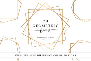 20 Geometric Frames