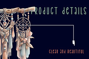 Watercolor Boho Sublimation Clipart, an Illustration by CreationArt (Thumbnail 5 of 6)