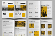 White Paper Template Layout, a Brochure Template by ContestDesign (Thumbnail 2 of 3)