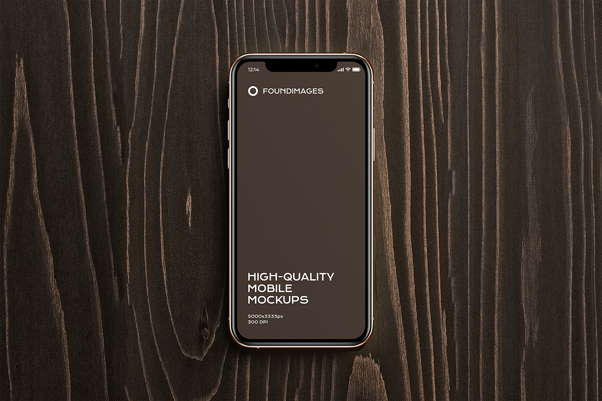 72 iphone device mockup bundle, an iPhone Mockup by FoundImages (Photo 24 of 84)