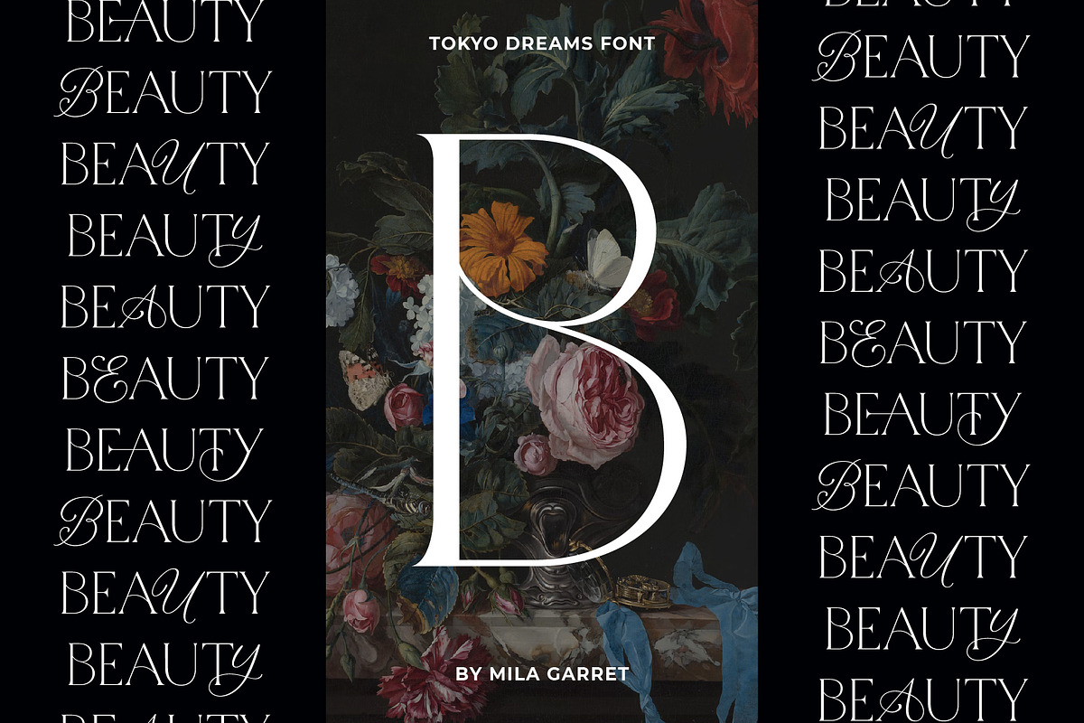 Tokyo Dreams Display Ligature Serif, a Serif Font by Mila Garret (Photo 13 of 28)