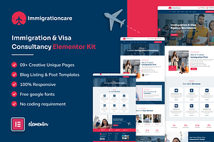 Immigrationcare Elementor Kit