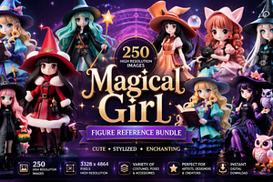Halloween Witch Character Bundle 4K