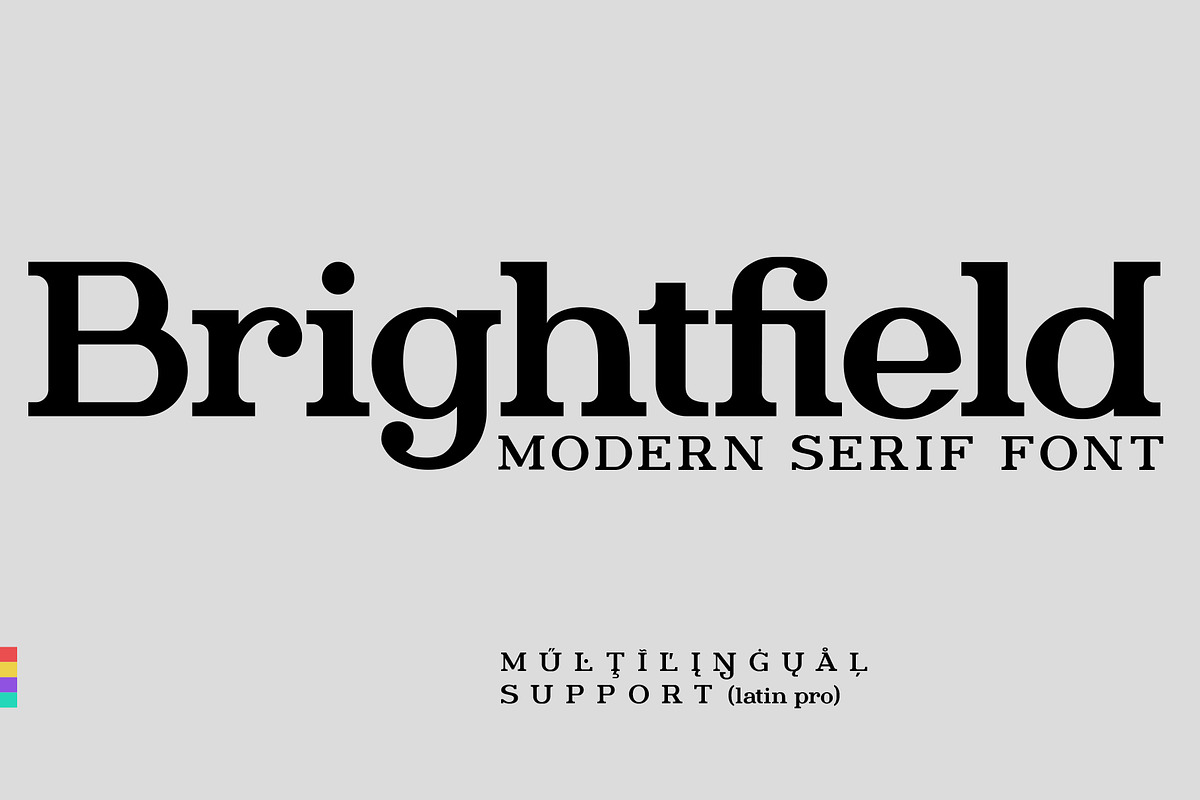 Brightfield Serif Font, a Serif Font by Cyritron (Photo 1 of 12)