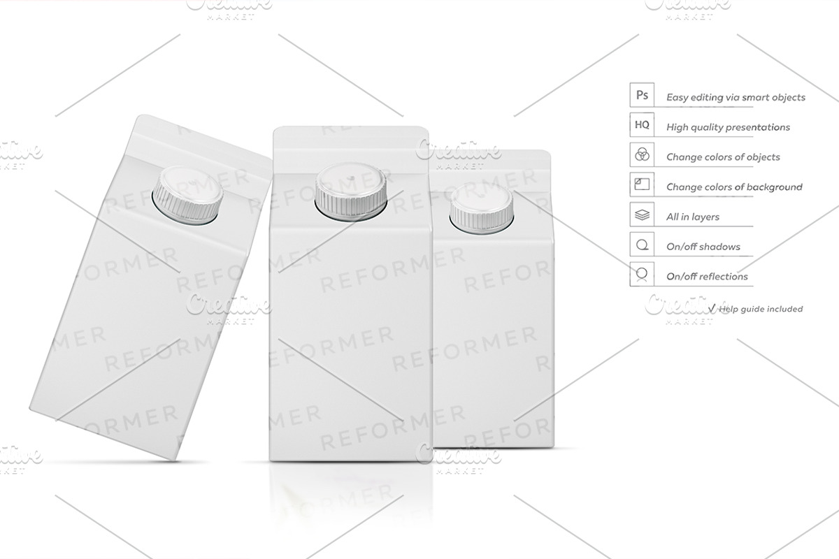 Mockup Poster Package Tetra Pak Rex, a Packaging Mockup by Reformer Mockup (Photo 2 of 6)