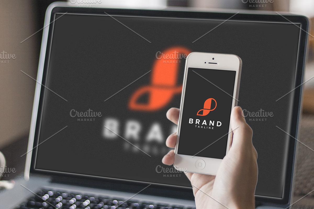 Letter P or PJ minimal logo design, a Branding & Logo Template by Amadul11 (Photo 5 of 5)